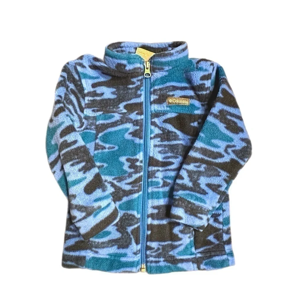 Toddler Boy’s Columbia Fleece Jacket - Size 18-24 Months - MINT CONDITION